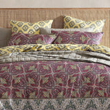 NNEDSZ 250TC Kanji Pink Cotton Sateen Quilt Cover Set Queen