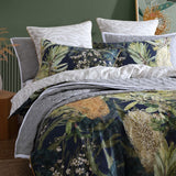 NNEDSZ Kiera Green 250TC 100% Cotton Sateen Quilt Cover Set Queen