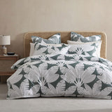 NNEDSZ Platinum Collection Lagos Olive Yarn Dyed Quilt Cover Set Queen