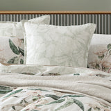 NNEDSZ Logan and Mason 250TC Leeton Eucalyptus Cotton Sateen Quilt Cover Set Super King