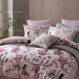 NNEDSZ Lorelai Rose 250TC 100% Cotton Sateen Quilt Cover Set King