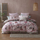 NNEDSZ Lorelai Rose 250TC 100% Cotton Sateen Quilt Cover Set Queen