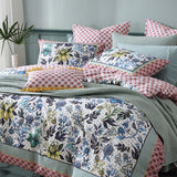 NNEDSZ Logan and Mason 250TC Lumiere Multi Cotton Sateen Quilt Cover Set Super King