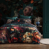 NNEDSZ Secret Garden 250TC 100% Cotton Sateen Quilt Cover Set Queen