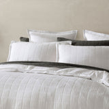 NNEDSZ Platinum Collection Sierra White Cotton Matelasse Quilt Cover Set King