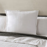 NNEDSZ Platinum Collection Sierra White Cotton Matelasse Quilt Cover Set Queen