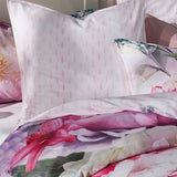 NNEDSZ 250TC Summer Daze Pink Cotton Sateen Quilt Cover Set Queen