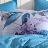 NNEDSZ Teagan Lilac Cotton-rich Percale Print Quilt Cover Set King
