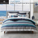 NNEDSZ Trent Lagoon Quilt Cover Set King