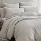 NNEDSZ Private Collection Urban Stone 100% Cotton Waffle Quilt Cover Set King