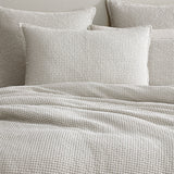NNEDSZ Private Collection Urban Stone 100% Cotton Waffle Quilt Cover Set Queen