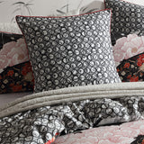 NNEDSZ Logan and Mason 250TC Yume Black Cotton Sateen Quilt Cover Set King