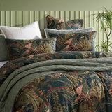NNEDSZ Zawadi Green 250TC 100% Cotton Sateen Quilt Cover Set King
