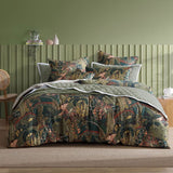 NNEDSZ Zawadi Green 250TC 100% Cotton Sateen Quilt Cover Set Queen