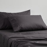NNEDSZ 250TC 50% Polyester 50% Cotton Percale Sheet Set Asphalt 50cm Wall King