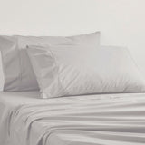 NNEDSZ 250TC 50% Polyester 50% Cotton Percale Sheet Set Silver 50cm Wall Double