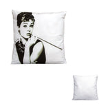 NNEDSZ Audrey Hepburn Breakfast at Tiffany's Square Filled Cushion 43 x 43 cm