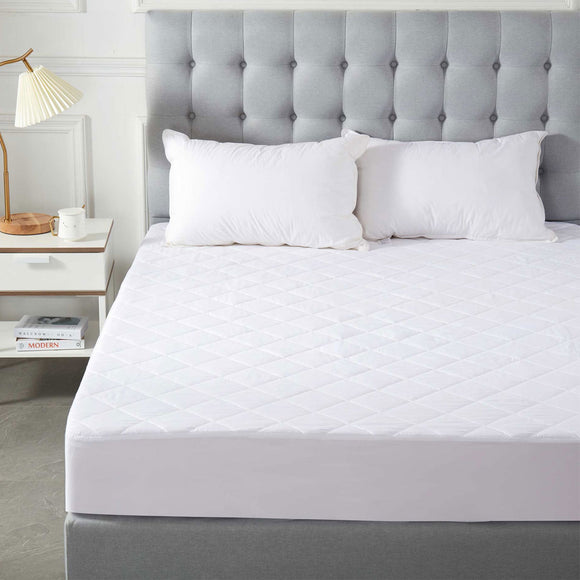 NNEDSZ Soho Collection Quilted Microfibre Fitted Mattress Protector 38cm Wall King Single
