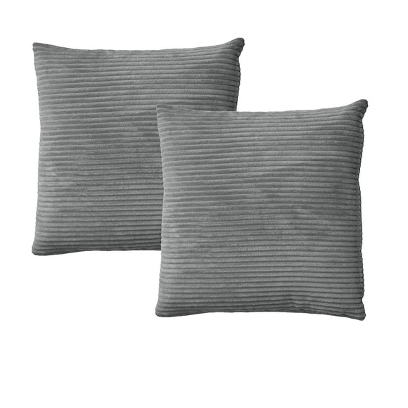 NNEDSZ Alastairs Ruby Charcoal Pair of European Pillowcases