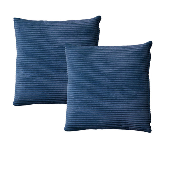 NNEDSZ Alastairs Ruby Navy Pair of European Pillowcases
