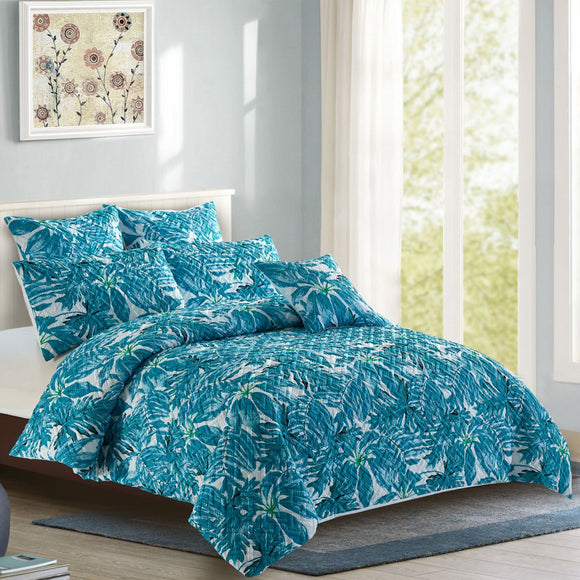 NNEDSZ Georges Fine Linens Eden Quilt Cover Set - Super King
