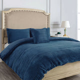 NNEDSZ Alastairs Ruby Navy Quilt Cover Set Double