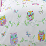 NNEDSZ Jiggle & Giggle Owl Song Quilt Cover Set Double