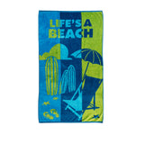 NNEDSZ Rans Premium Cotton Beach Towel Life's a Beach