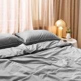 NNEDSZ Dickies Cotton Waffle Texture Quilt Cover Set Grey King