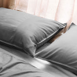 NNEDSZ Dickies Cotton Waffle Texture Quilt Cover Set Grey King