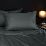 NNEDSZ Morrissey 1700TC Cotton Rich Sheet Set Charcoal Queen