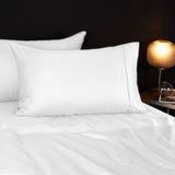 NNEDSZ Morrissey 1700TC Cotton Rich Sheet Set White Queen