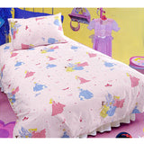 NNEDSZ Disney Princess Pink Quilt Cover Set Single