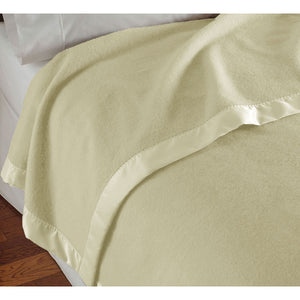 NNEDSZ 400GSM Luxury Wool Blanket Cream Queen