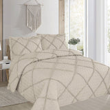 NNEDSZ Beverley Taupe 3 Pce Lightly Quilted Polyester Cotton Coverlet Set Queen