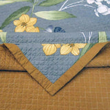 NNEDSZ 100% Cotton Coverlet Set Embroidered Palm Queen