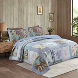 NNEDSZ 100% Cotton Lightly Quilted Coverlet Set Montana Queen 230 x 250 cm