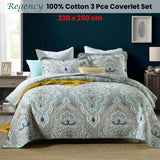 NNEDSZ 100% Cotton Lightly Quilted Coverlet Set Regency Taupe Queen