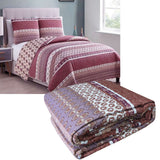 NNEDSZ Seville 3 Pce Lightly Quilted Polyester Cotton Coverlet Set Queen/King