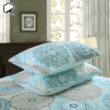 NNEDSZ 100% Cotton Lightly Quilted Coverlet Set Suzani Queen