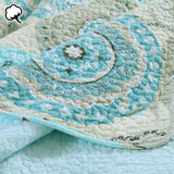 NNEDSZ 100% Cotton Lightly Quilted Coverlet Set Suzani Queen