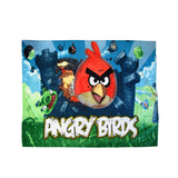 NNEDSZ Angry Birds Printed Polar Fleece Throw Rug 130 x 160 cm