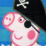 NNEDSZ Peppa Pig George the Pirate Printed Polar Fleece Throw Rug 130 x 160 cm