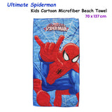 NNEDSZ Bloomington Ultimate Spiderman Kids Cartoon Printed Microfiber Beach Towel 70 x 137 cm