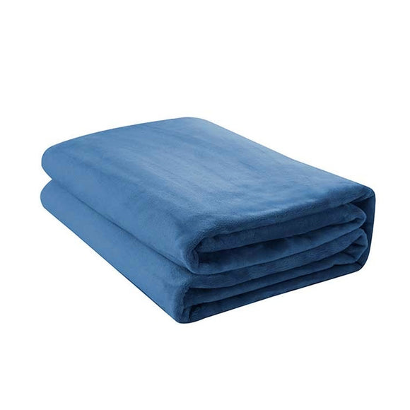 NNEDSZ Jason  400GSM Super Soft Micro Fleece Blanket Denim King