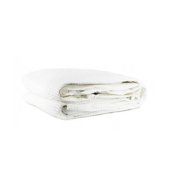 NNEDSZ Jason Cotton Waffle Blanket White - Single