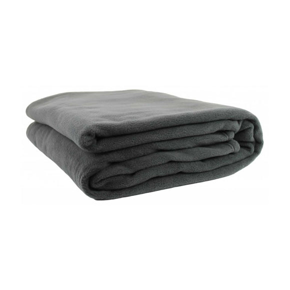 NNEDSZ Jason Polar Fleece Blanket Charcoal - Double