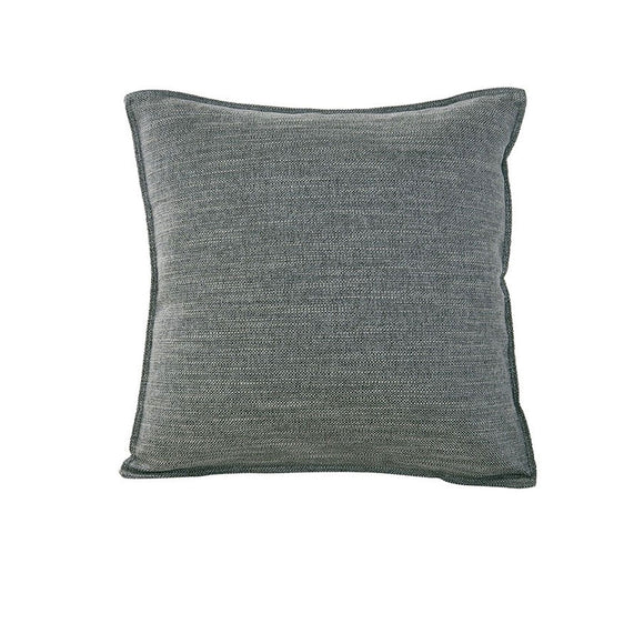 NNEDSZ Jason Linen Look Square Filled Cushion 44 x 44 + 1 cm Pewter
