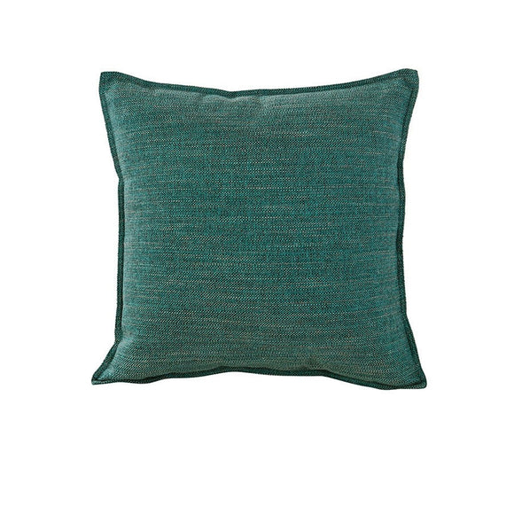 NNEDSZ Jason Linen Look Square Filled Cushion 44 x 44 + 1 cm Teal