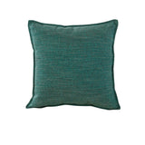 NNEDSZ Jason Linen Look Square Filled Cushion 44 x 44 + 1 cm Teal